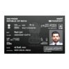 Passport PVC Card – clear wallet-size PVC print sample