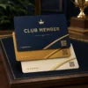 Club Membership Card Printing – clear wallet-size PVC print sample