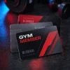 Gym Membership Card Printing – clear wallet-size PVC print sample