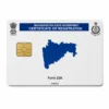 Maharashtra RC PVC card front printing sample